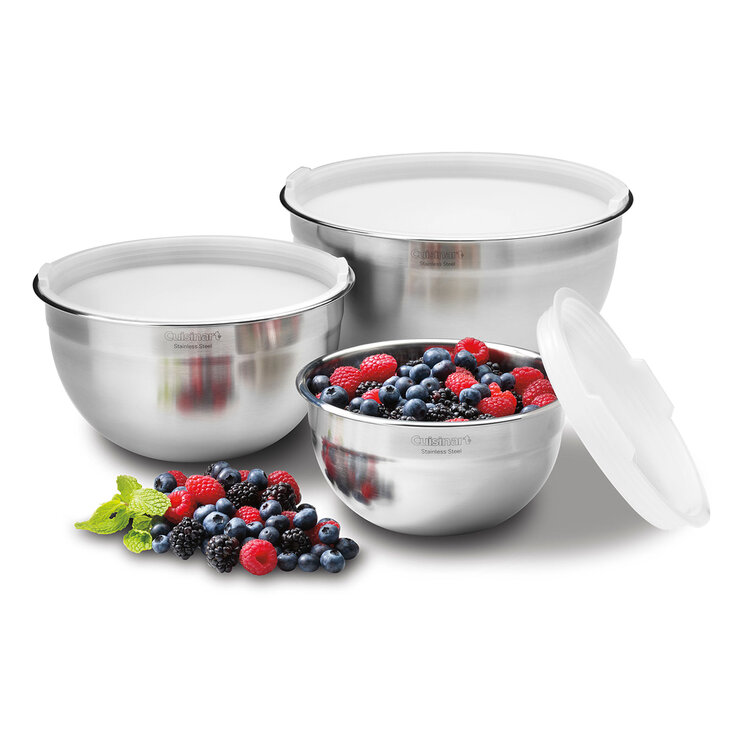 Cuisinart Juego de 3 Tazones de Acero Inoxidable — Imagen 1 de 4