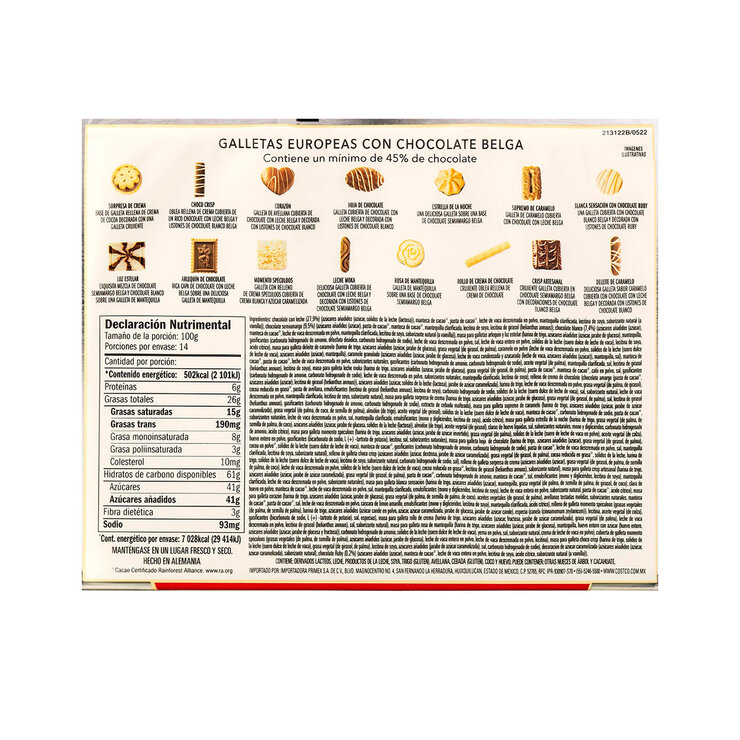 Kirkland Signature Galletas Europeas con Chocolate Belga 1.4 kg — Imagen 3 de 4