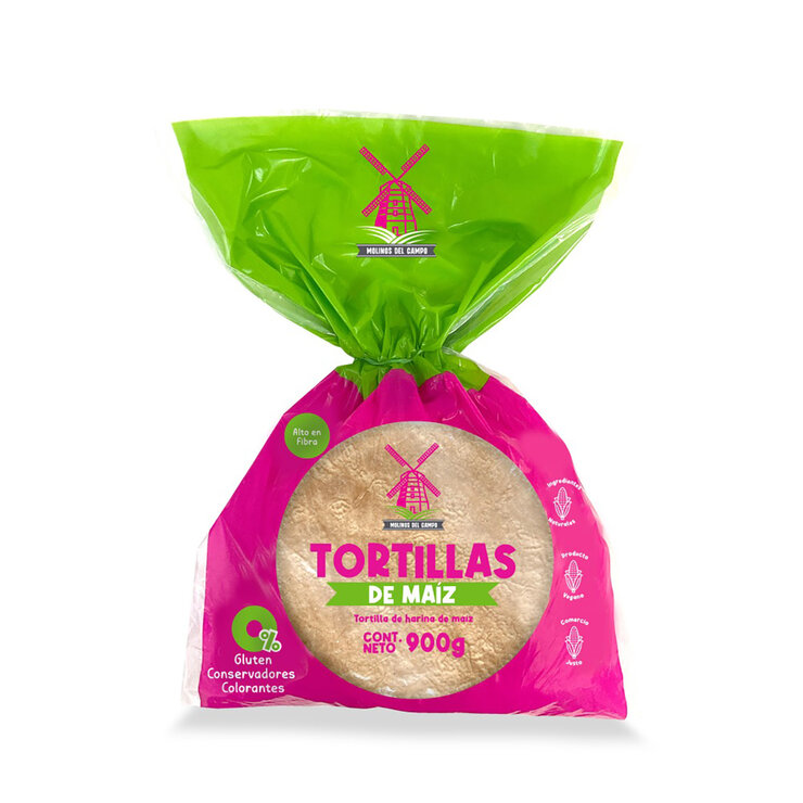 Molinos del Campo Tortillas de Maíz 900 g — Imagen 1 de 4