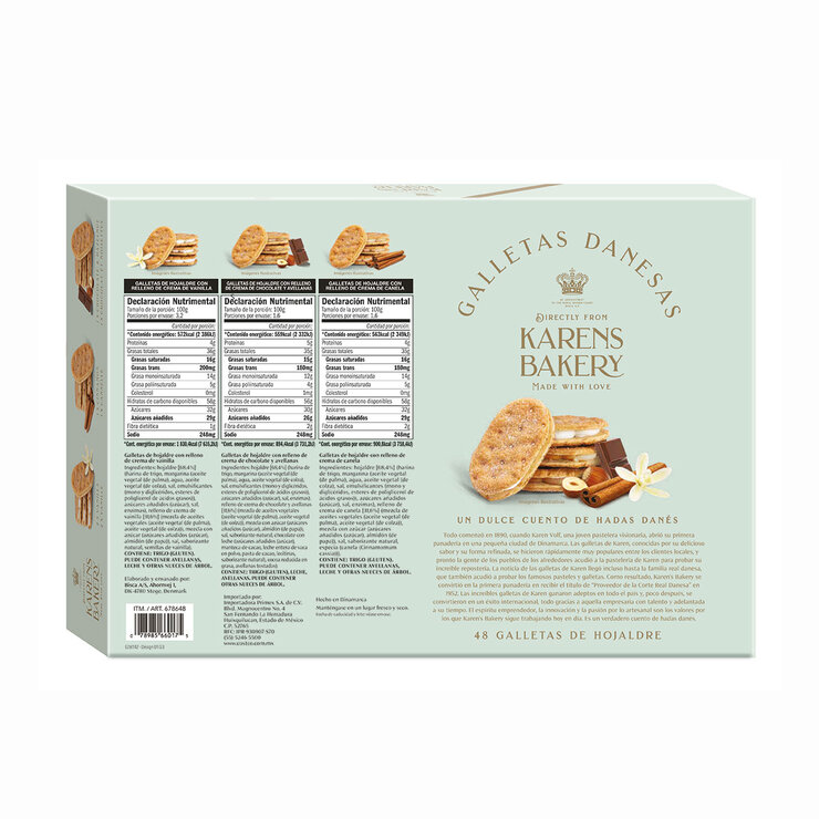 Karens Bakery Galletas Danesas 640 g — Imagen 2 de 2