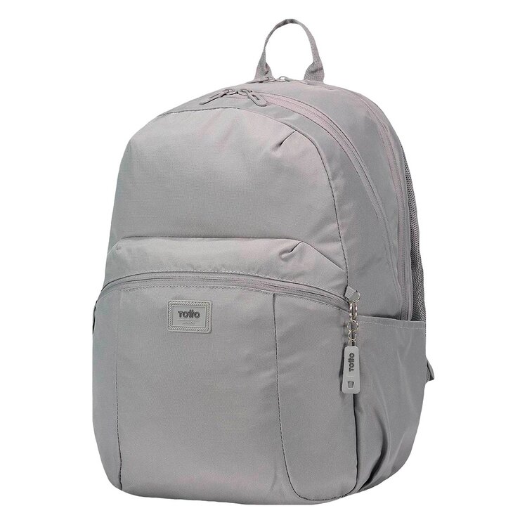 Totto Mochila con Estuche Trik Gris  — Imagen 2 de 3