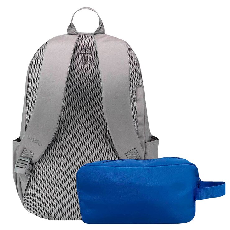 Totto Mochila con Estuche Trik Gris  — Imagen 3 de 3