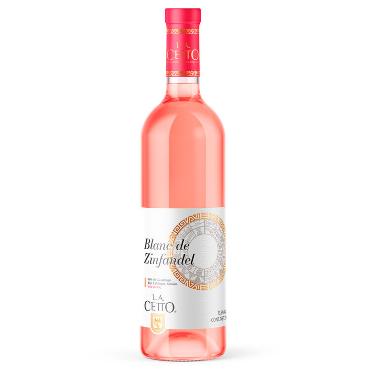 Vino Rosado Blanc de Zinfandel La Cetto 4/750ml — Imagen 3 de 4