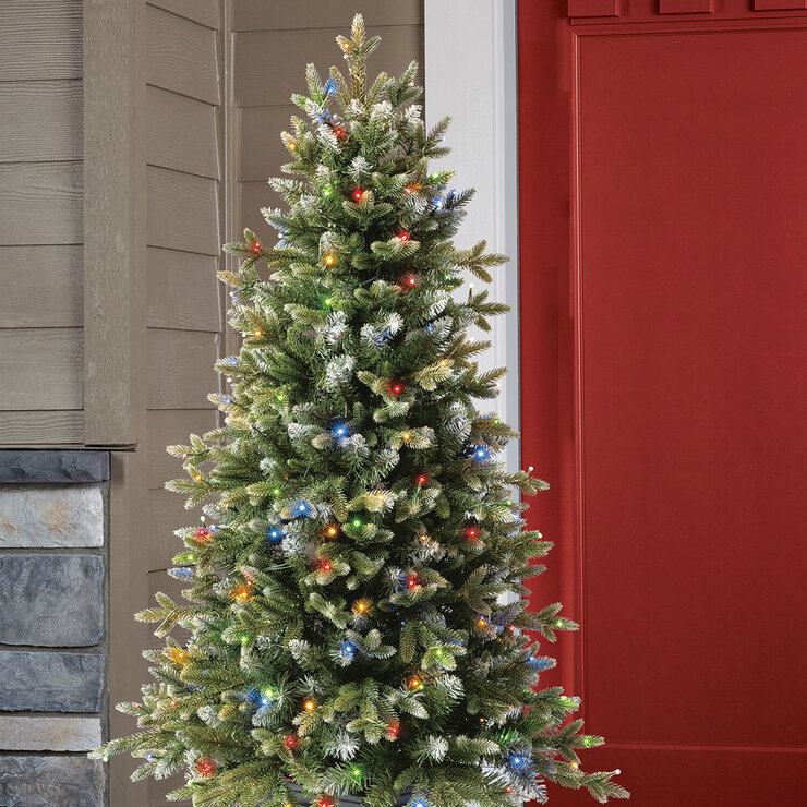 Árbol de Navidad Artificial Estilo Aspen en maceta Pre iluminado con luces Radiant Micro LED de 1.3 m — Imagen 2 de 4