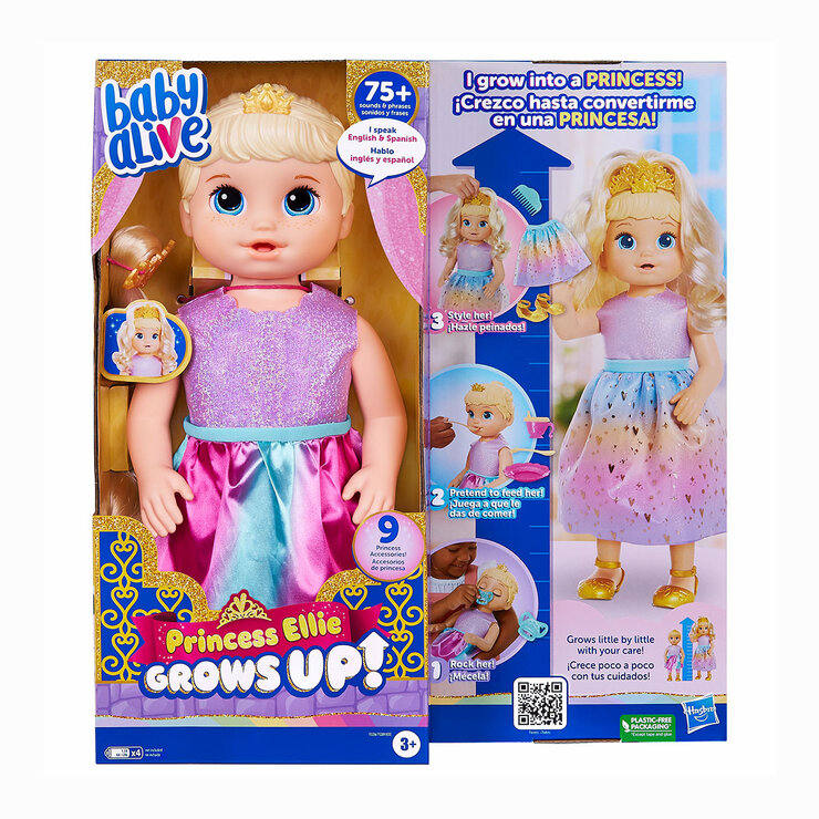 Baby Alive Princesa Ellie Crece  — Imagen 1 de 4