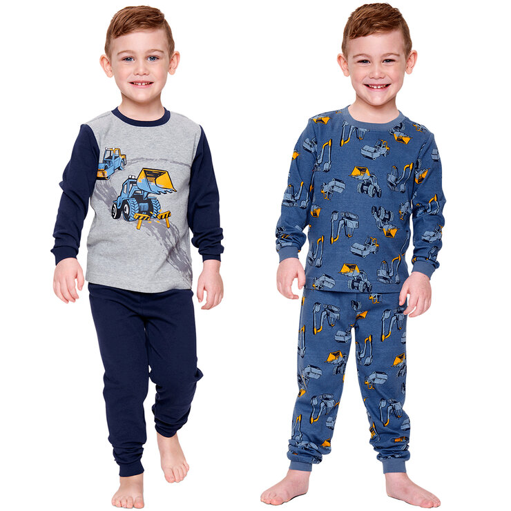 Pekkle Pijamas 4 piezas para Niños o Niñas Varias Tallas y Colores — Imagen 2 de 4