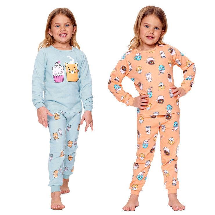 Pekkle Pijamas 4 piezas para Niños o Niñas Varias Tallas y Colores — Imagen 3 de 4
