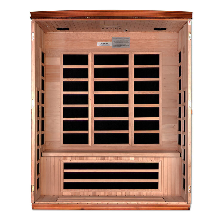 Sauna Infrarrojo de EMF Ultra Bajo Dynamic Lugano, 3 Personas — Imagen 3 de 4