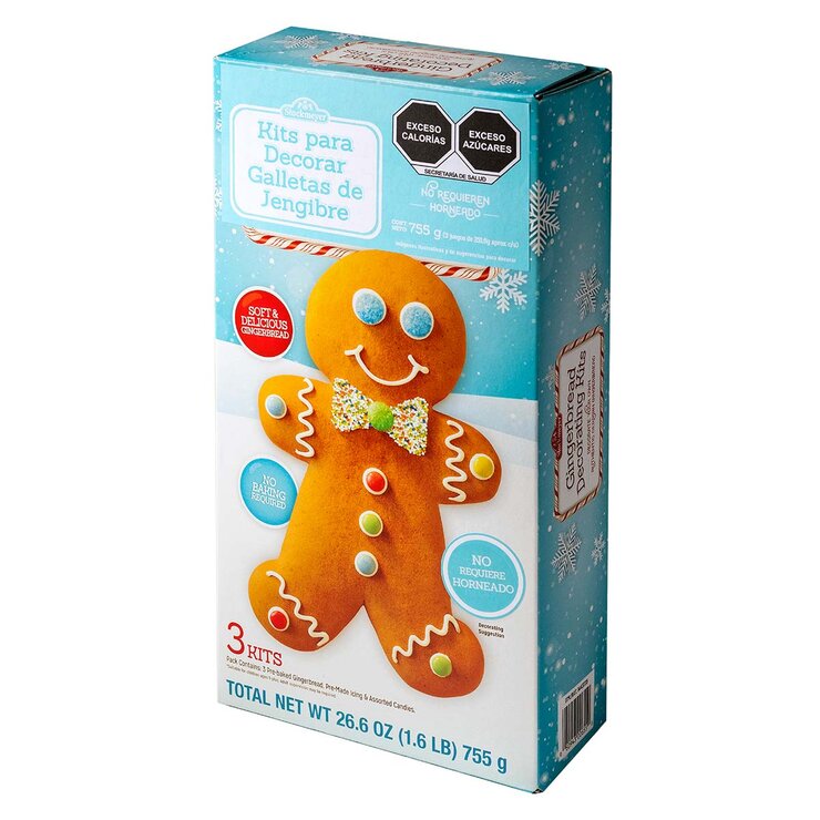 Stockmeyer Kit de Galletas de Jengibre para Decorar 3pzas de 251 g — Imagen 2 de 3