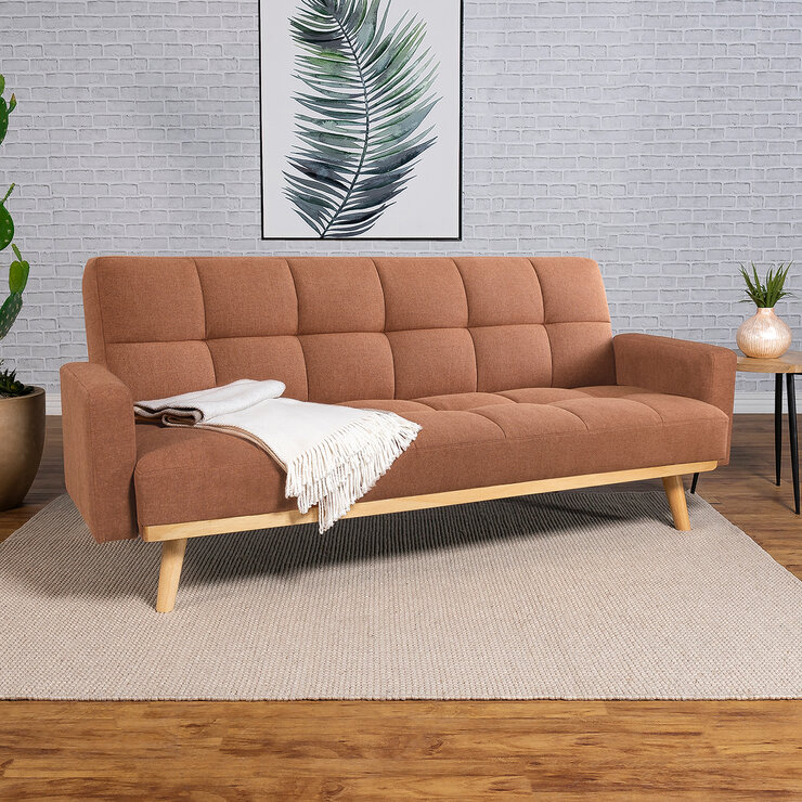 Coaster, Kourtney, Sofá Cama, Color Terracota — Imagen 1 de 4