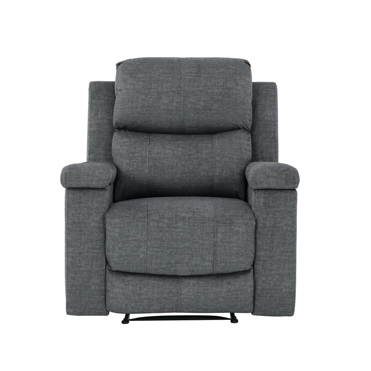 Montbrook Home, Lucan, Reclinable con Portavasos Extraíble, Color Gris — Imagen 2 de 4