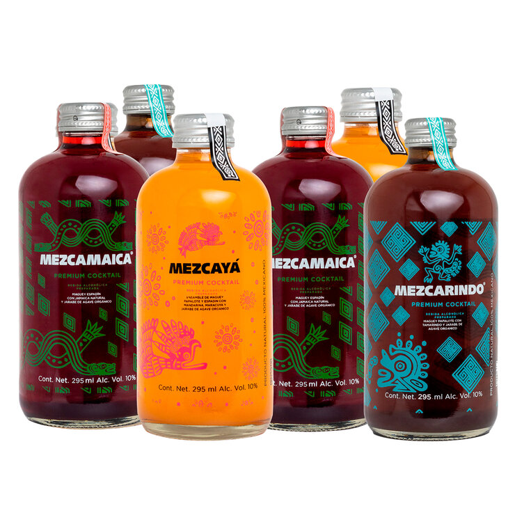 Coctel de Mezcal Saborizado Las Mezcas 6 de 295ml — Imagen 1 de 4