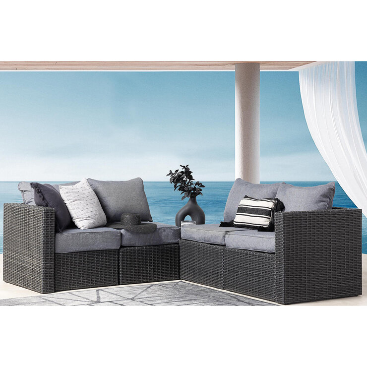 Transformer Table, Set de Patio Expandible para 4 Personas, Color Gris — Imagen 2 de 4