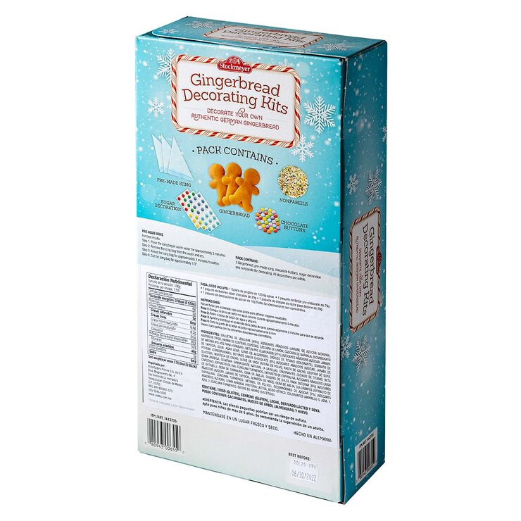 Stockmeyer Kit de Galletas de Jengibre para Decorar 3pzas de 251 g — Imagen 3 de 3