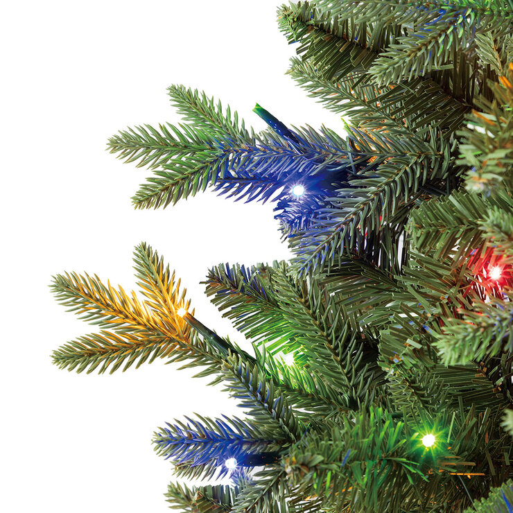  Árbol de Navidad Artificial Pre-iluminado con 240 luces Radiant Micro LED® Color Dual DE 1.2m  Estilo Aspen  — Imagen 4 de 4