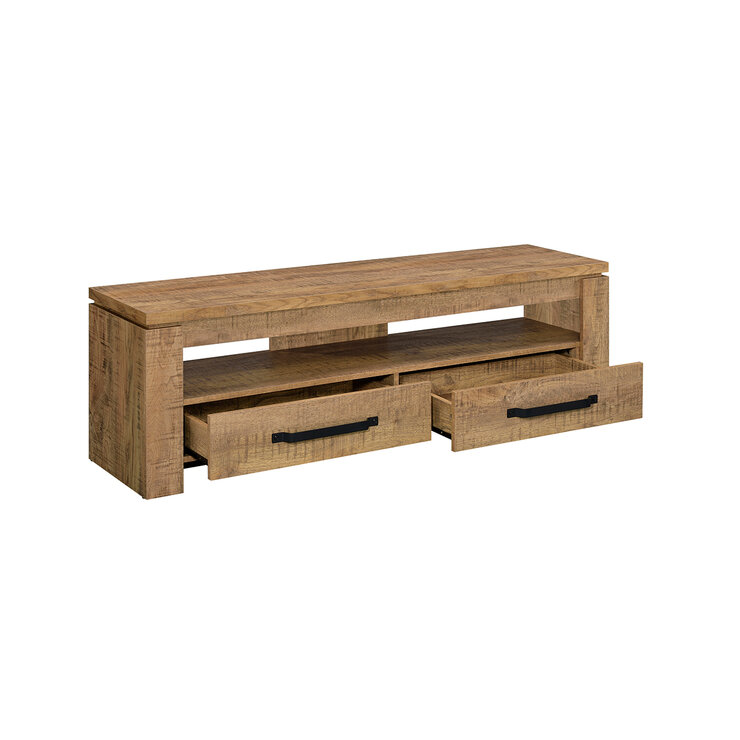 Coaster, Elkton, Consola de TV, Color Mango — Imagen 3 de 4