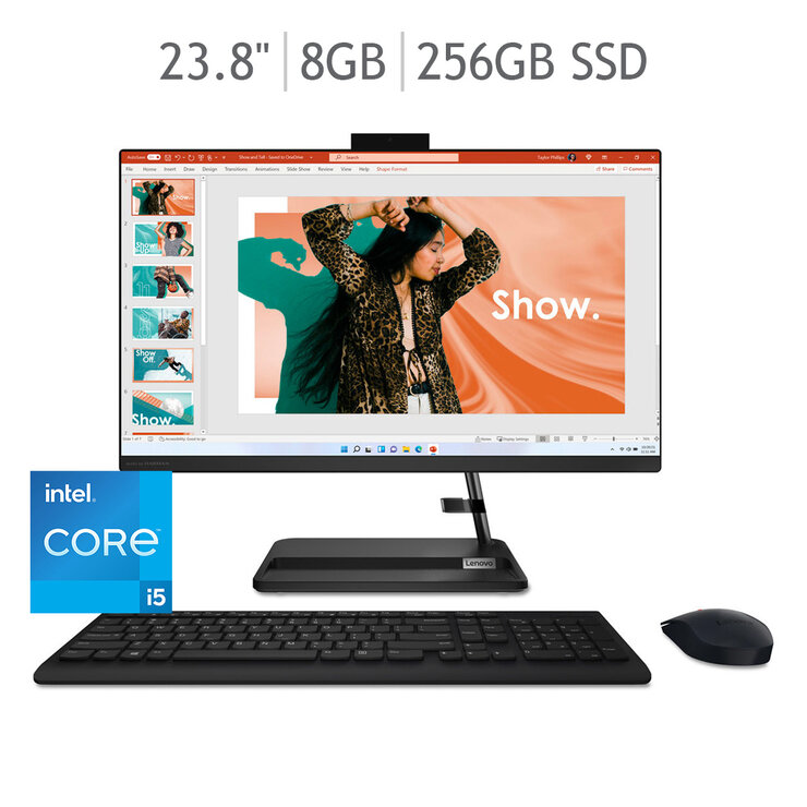 Lenovo IdeaCentre All-In-One 3 23.8" Full HD Intel Core i5 8GB 256GB SSD + 1TB HDD — Imagen 1 de 4