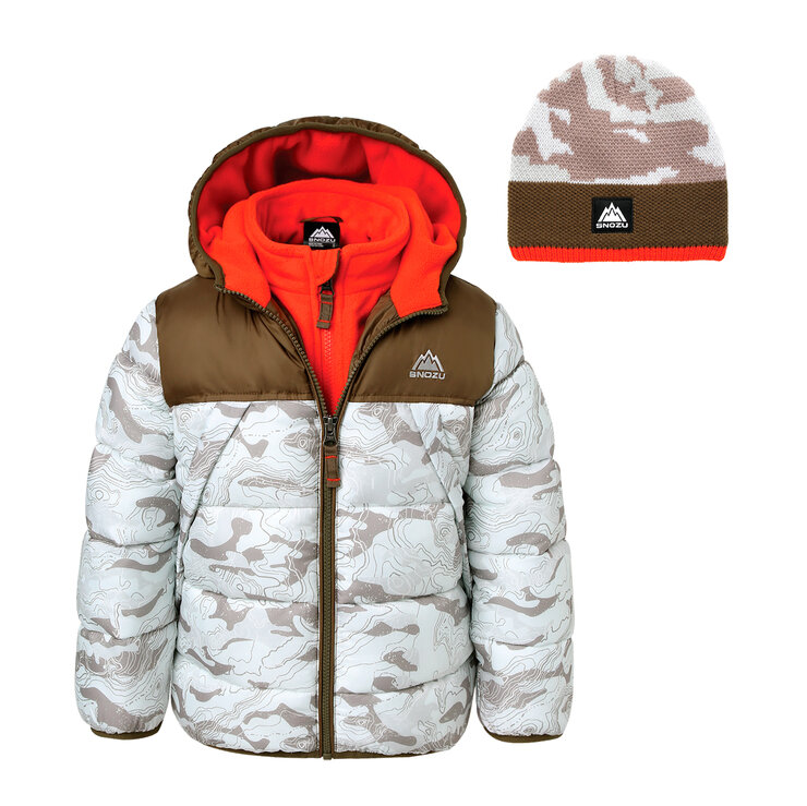 Snozu Chamarra con gorro para Niños o Niñas Varias Tallas y Colores — Imagen 1 de 4