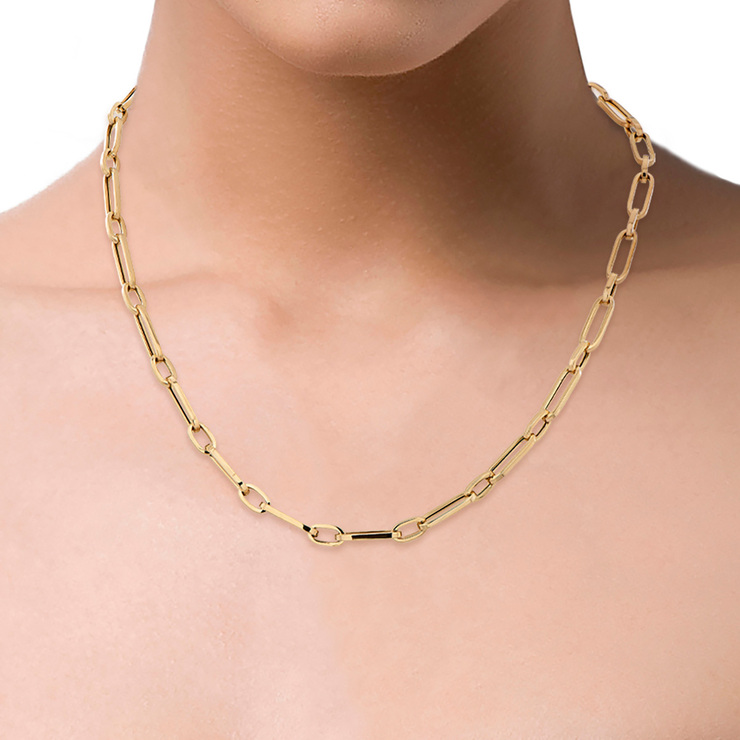Collar, Oro Amarillo de 14kt, 45.72cm — Imagen 2 de 4