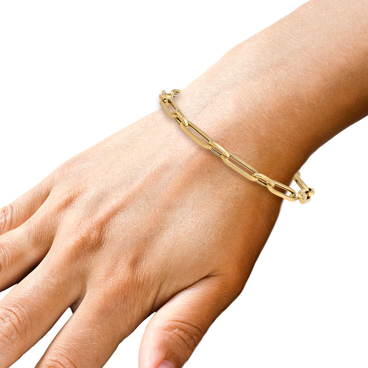 Pulsera, 19.05cm, Oro Amarillo de 14K — Imagen 3 de 4