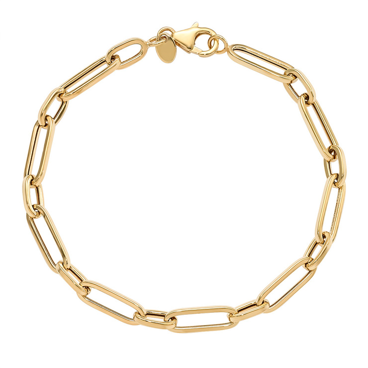 Pulsera, 19.05cm, Oro Amarillo de 14K — Imagen 4 de 4