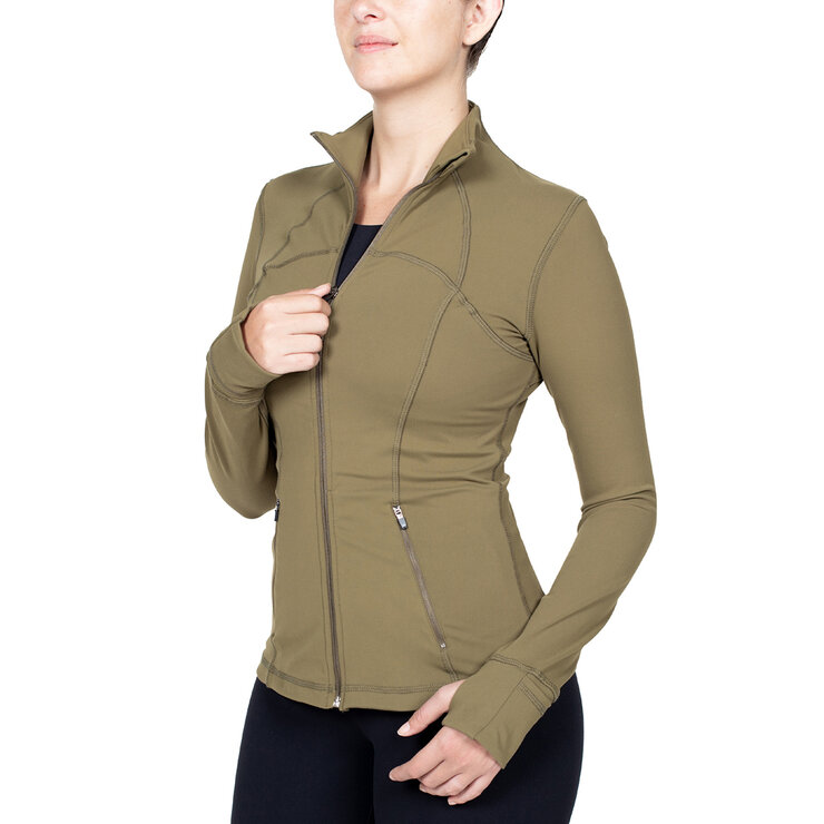 Assh Chamarra Deportiva de Cuello Alto para Dama en Varias Tallas y Colores — Imagen 2 de 4