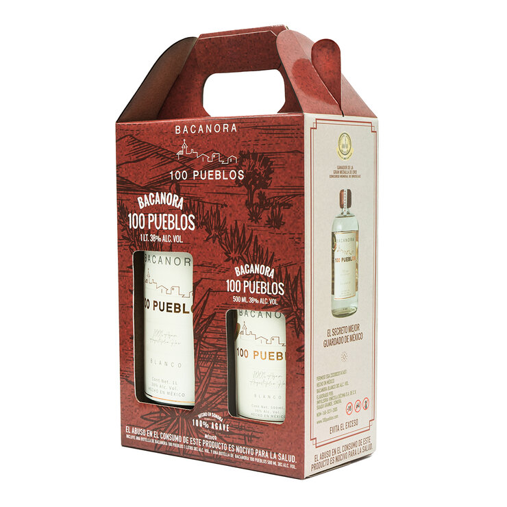 Bacanora 100 Pueblos 1 Litro + 500 ml — Imagen 2 de 4