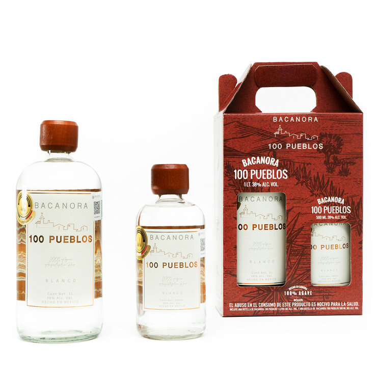 Bacanora 100 Pueblos 1 Litro + 500 ml — Imagen 1 de 4