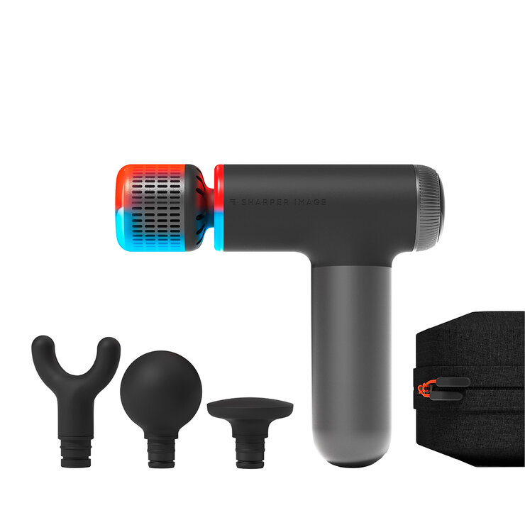 Sharper Image, Masajeador compacto profesional de percusión de tejido profundo, Caliente y Frío — Imagen 1 de 4