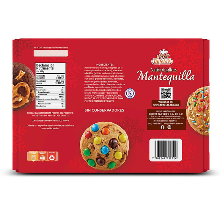 Taifelds Surtido Galletas Mantequilla 540 g — Imagen 3 de 4