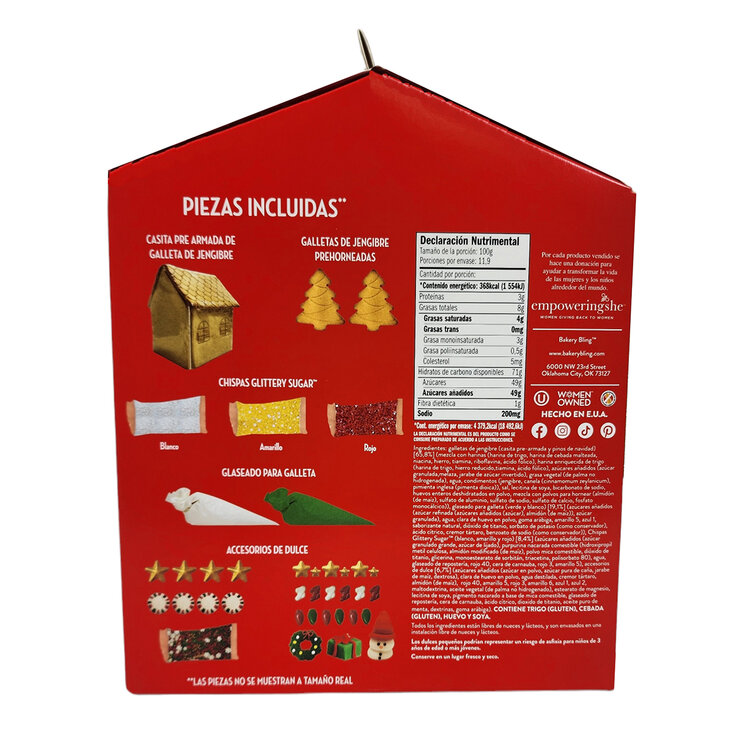 Bakery Bling Casa Navideña Kit para Decorar de 1.19 kg  — Imagen 2 de 3