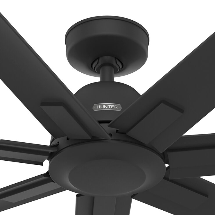 Hunter, Ventilador Black Downtown Flat Matte — Imagen 2 de 4