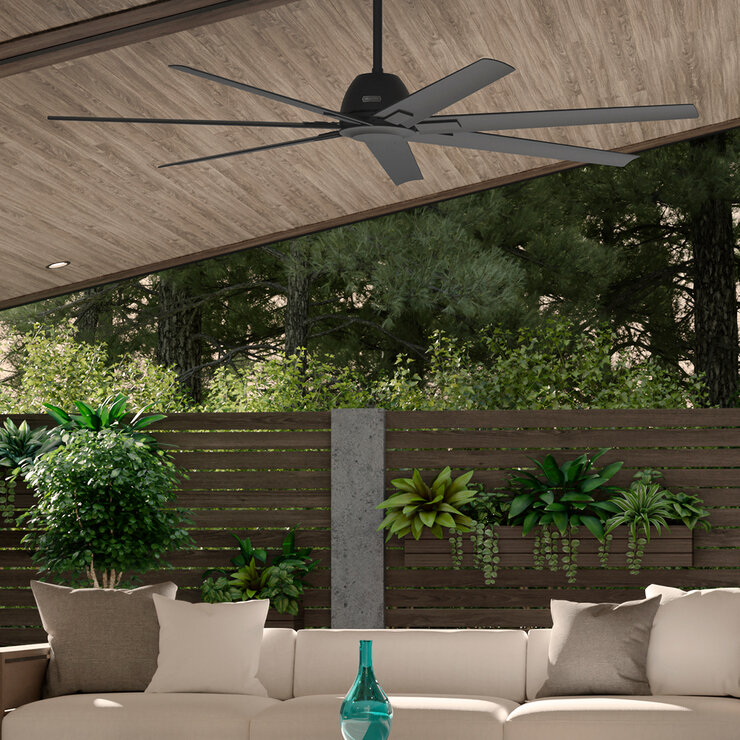 Hunter, Ventilador Black Downtown Flat Matte — Imagen 3 de 4