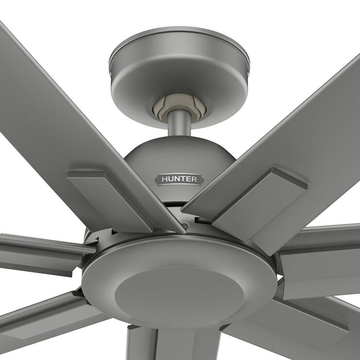 Hunter, Ventilador Matte Silver Downtown 72" — Imagen 3 de 4