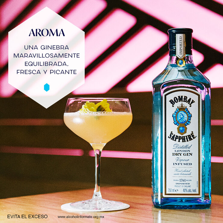 Ginebra Bombay Sapphire 750 ml — Imagen 2 de 4