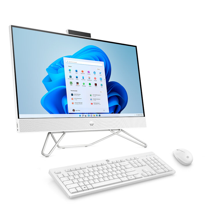 HP All-In-One 24-cb0001la 23.8" Full HD AMD Ryzen 3 8GB 256GB SSD + 1TB HDD — Imagen 4 de 4