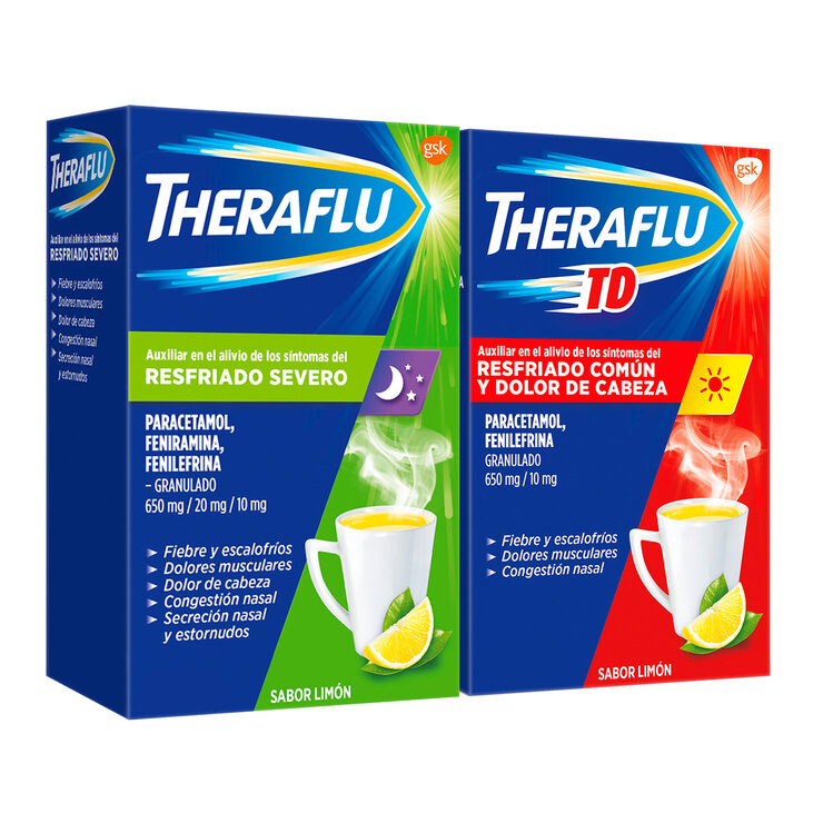 Theraflu 2 Cajas 6 Sobres c/u — Imagen 1 de 4