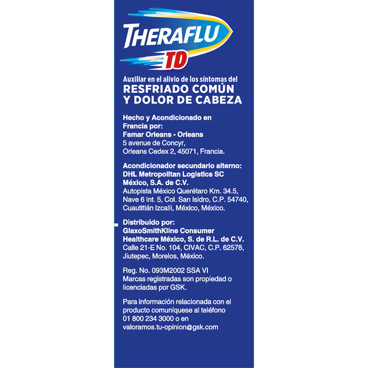 Theraflu 2 Cajas 6 Sobres c/u — Imagen 2 de 4
