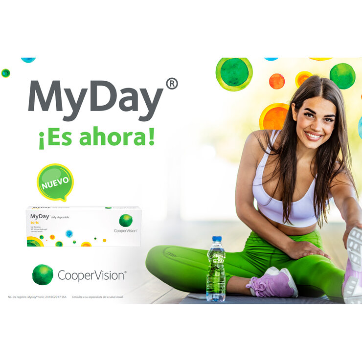 CooperVision Lentes de Contacto MyDay Toric 30 Lentes — Imagen 2 de 3