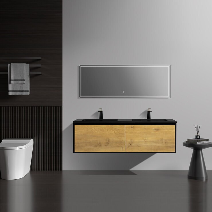 Rubinett, Gabinete para Baño, Flor Madera
