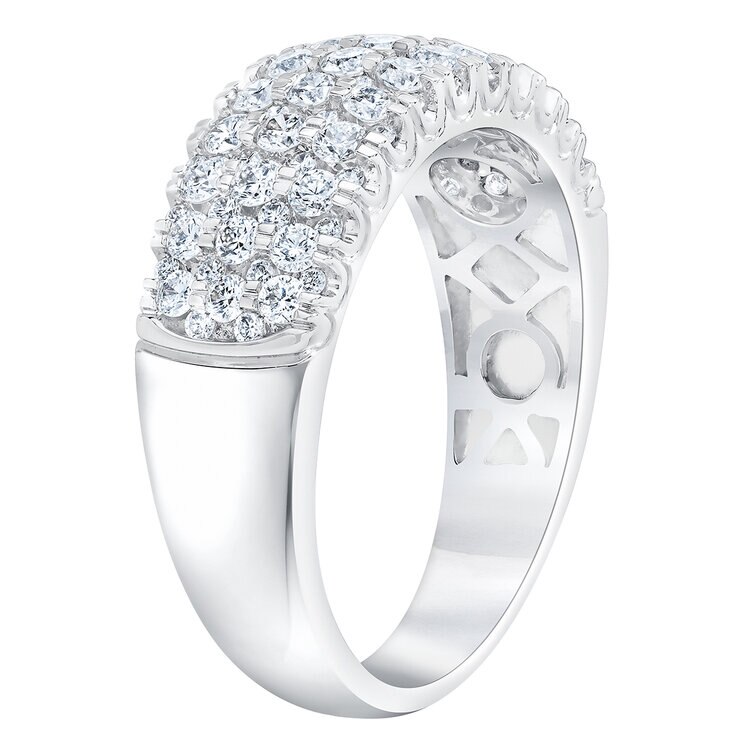 Anillo de Diamantes 1.00ctw, Oro Blanco de 14K — Imagen 1 de 4