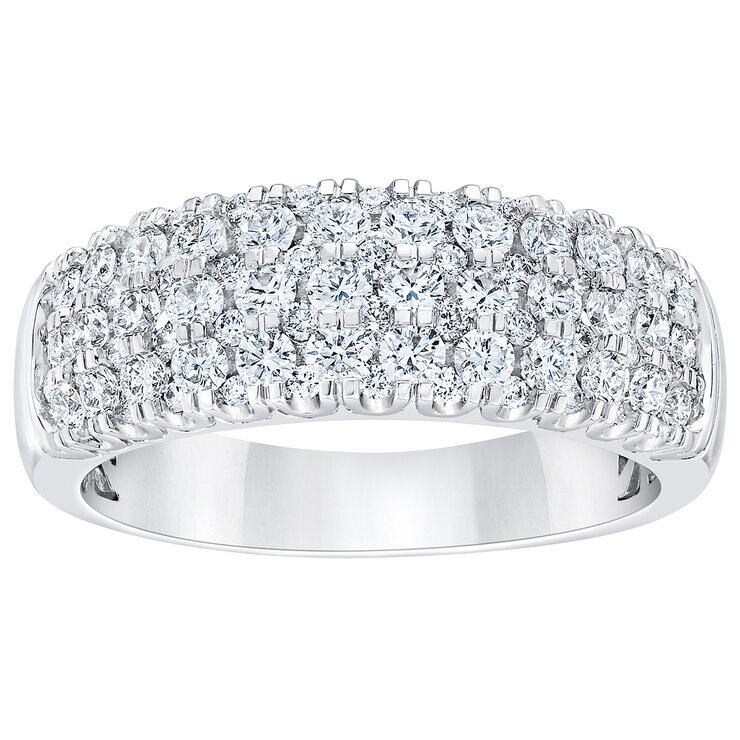Anillo de Diamantes 1.00ctw, Oro Blanco de 14K — Imagen 4 de 4