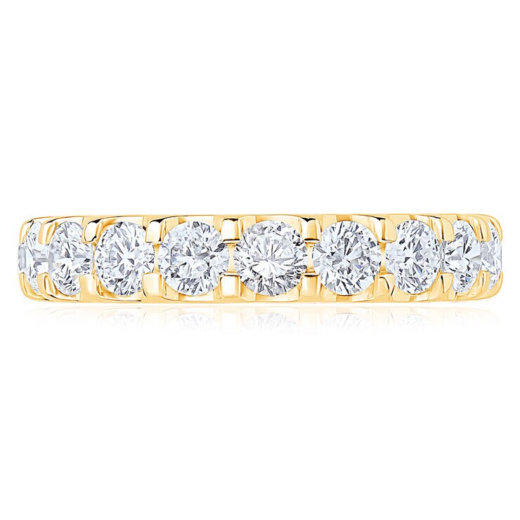 Anillo Eternidad de Diamantes 3.00ctw, Oro Amarillo de 18K — Imagen 4 de 4