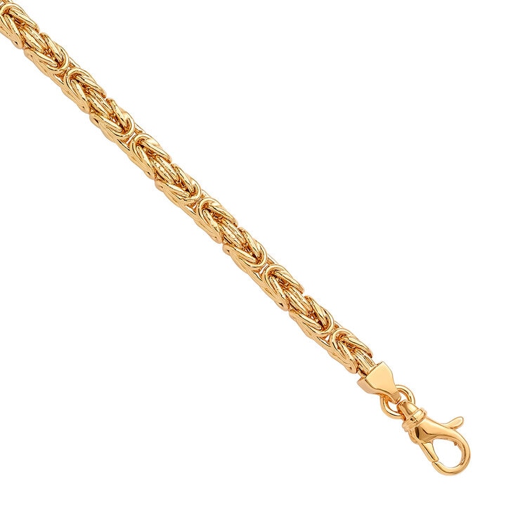 Pulsera, Oro Amarillo de 14K, 19cm — Imagen 1 de 4