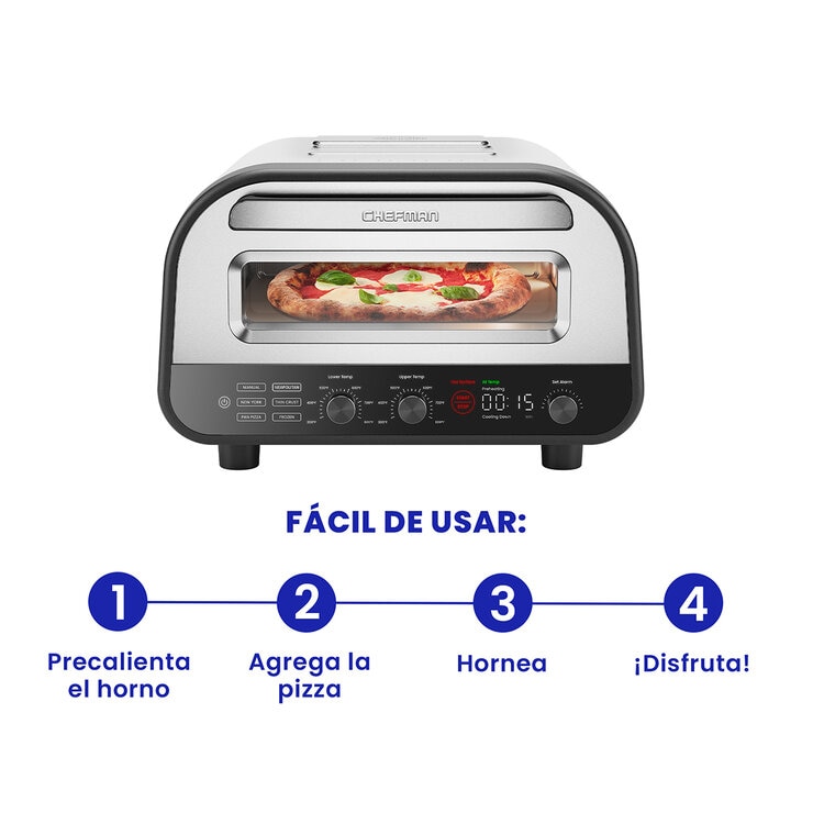 Chefman, Horno para Pizza 12" — Imagen 4 de 4