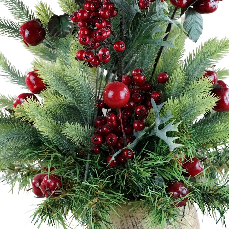 ETG, Arreglo Navideño con Manzanitas y Berries — Imagen 1 de 3