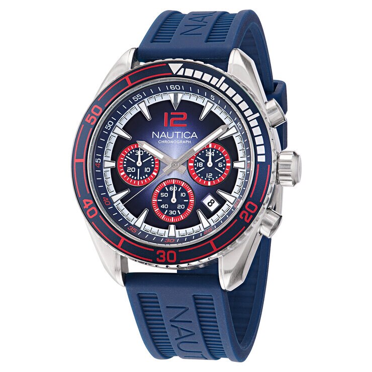 NAUTICA NAPNOS305 MNS BLACK DIAL SILICON STRAP — Imagen 3 de 4