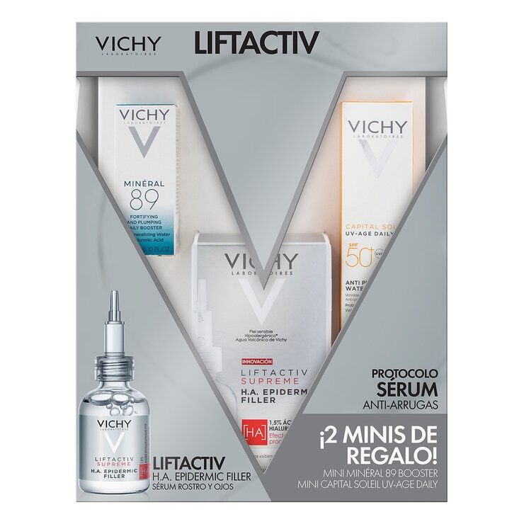 Kit Liftactiv HA Epidermic Filler 30ml, Mineral 89 3ml, Capital Soleil 15ml — Imagen 2 de 4