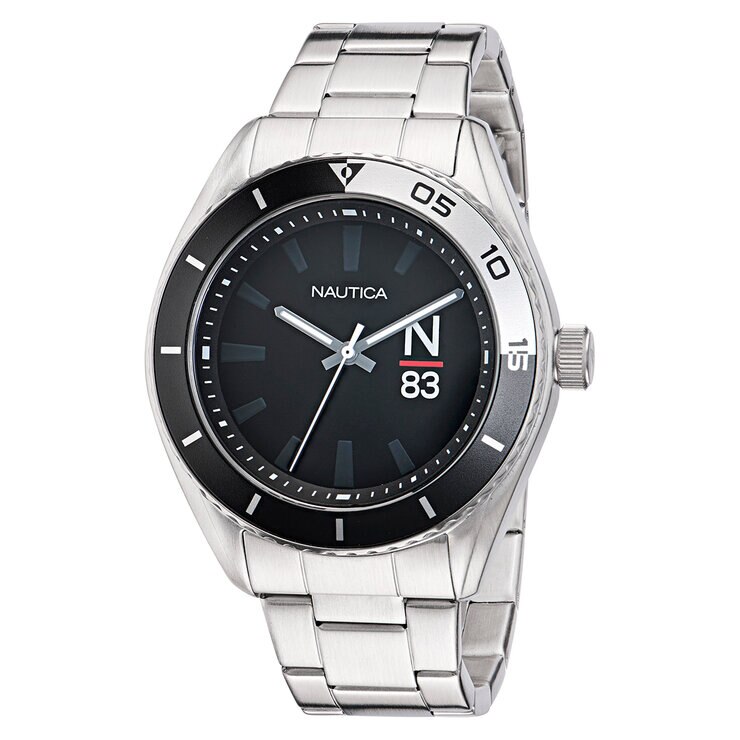 NAUTICA NAPNOS305 MNS BLACK DIAL SILICON STRAP — Imagen 2 de 3