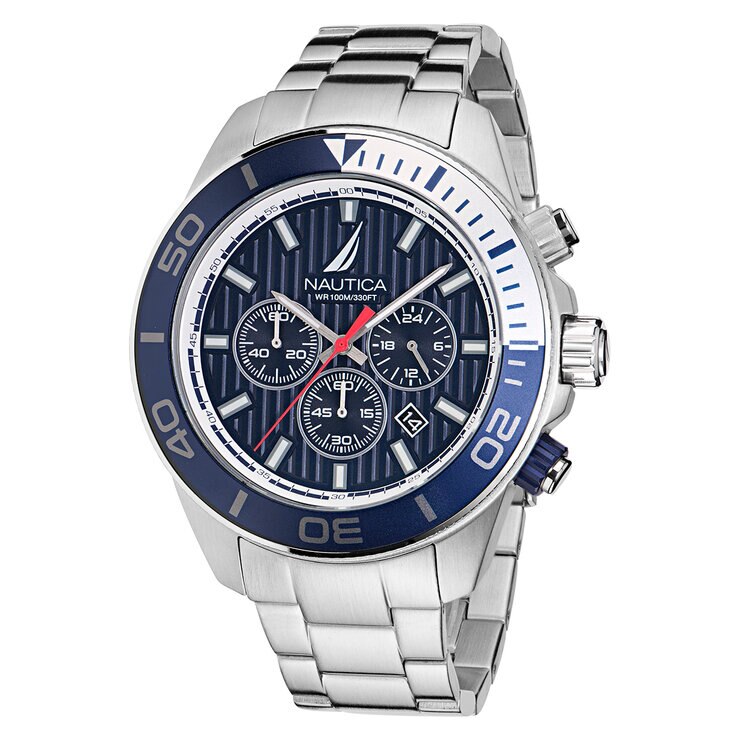NAUTICA NAPNOF303 MNS BLACK DIAL INOX STRAP — Imagen 1 de 3